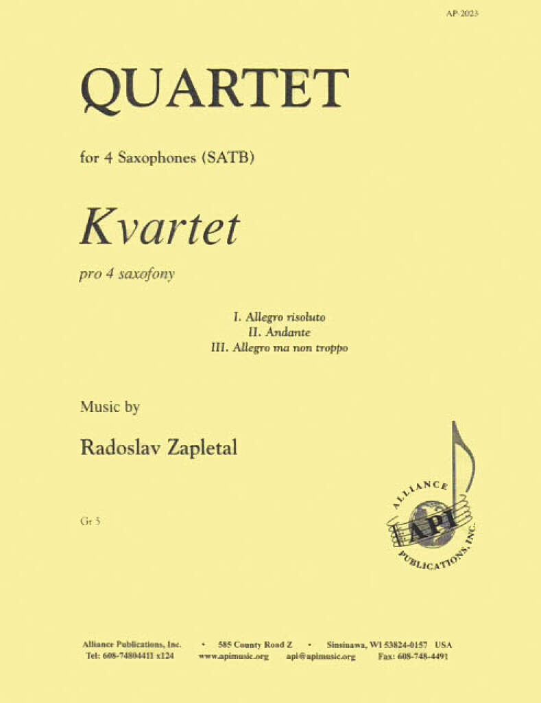 Quartet for Saxophones